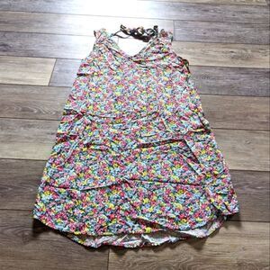 Gap summer dress or swim cover up floral size medium great condition